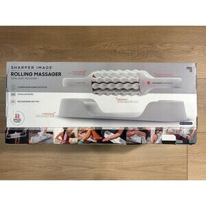 Sharper Image Rolling Massager Total Body Recovery Tool 6 Speeds & Rechargeable